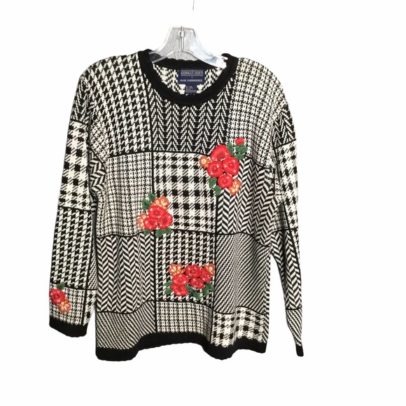 Vintage Hand Embroidered Sweater Geist - Picture 1 of 9